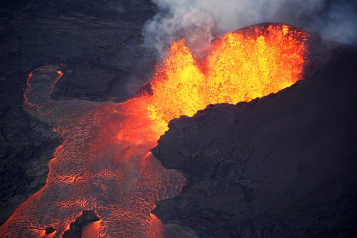 Kilauea is an example of a