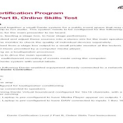 Dante certification level 1 answers